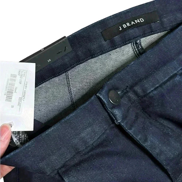 NWT $188 J BRAND TAILORED CROP INKWELL SLIM STRETCH ANKLE PANTS JEANS 28 - Picture 6 of 9